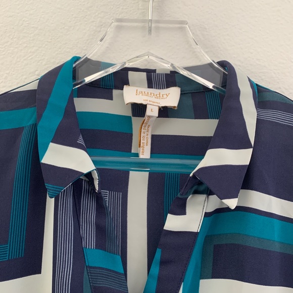 LAUNDRY by Shelli Segal LARGE blouse - Picture 3 of 11